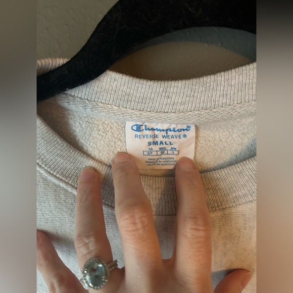 Vintage Champion Reverse Weave Spelman College Crew Neck Sweatshirt Size Small - Picture 3 of 3